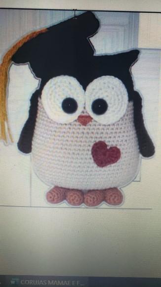 Receita De Amigurumi Corujas Mamâe E Filhote
