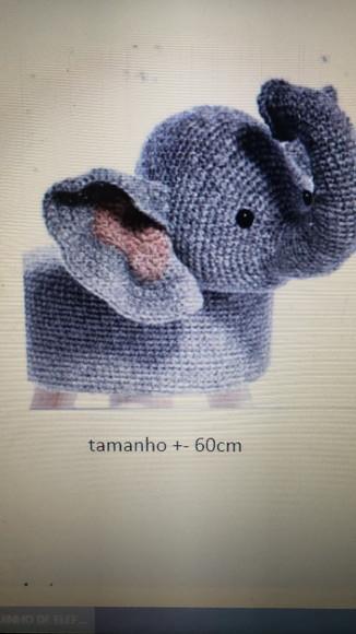 Receita de Amigurumi ELEFANTE (4) banco