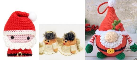 Receita de Amigurumi Enfeites de Natal (IV) tradução