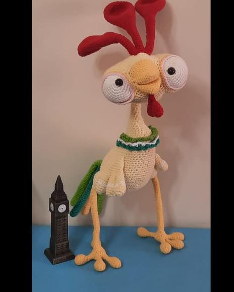Receita de Amigurumi GALO (1) tradução