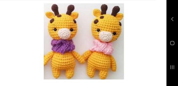 Receita De Amigurumi Girafa Mini Tradução