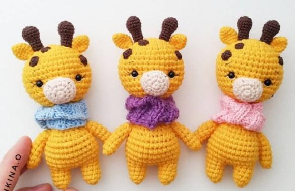 Receita De Amigurumi Girafa Mini Tradução