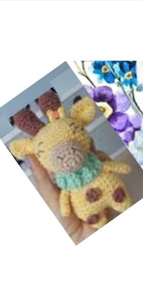Receita De Amigurumi Girafa Mini Tradução