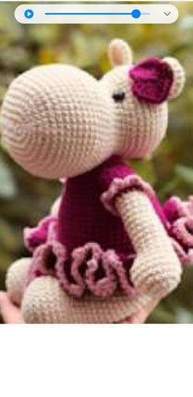 Receita de Amigurumi HIPOPÓTAMO (2) tradução
