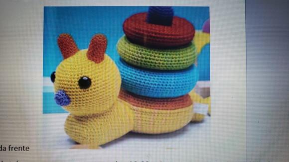 Receita De Amigurumi Jogo Didático Argolas Caracol