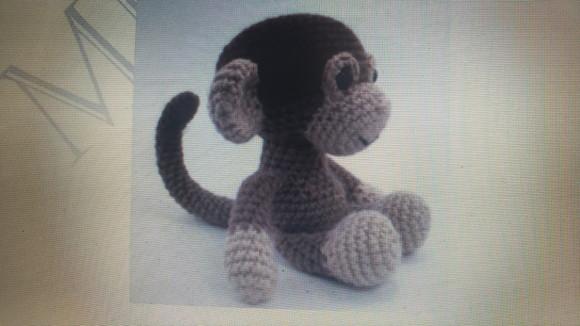 Receita de Amigurumi MACACO e GORILA tradução