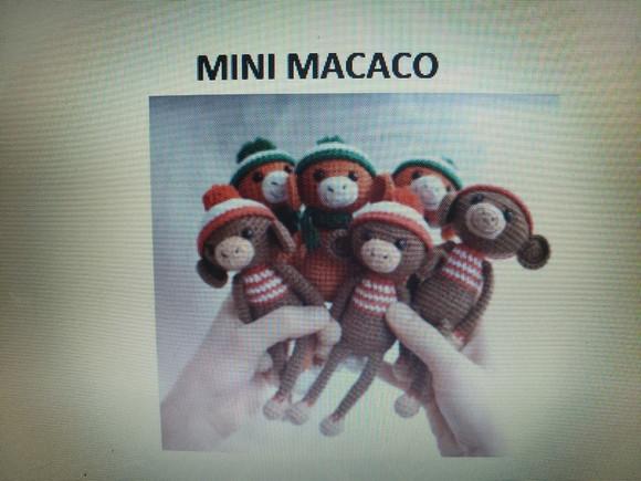 Receita de Amigurumi MACACO MINI tradução