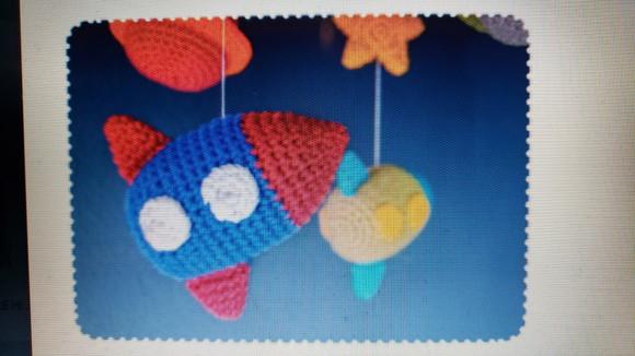 Receita de Amigurumi Mobile Espacial Tradução