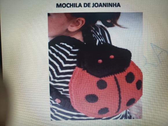 Receita de Amigurumi MOCHILA DA JOANINHA tradução