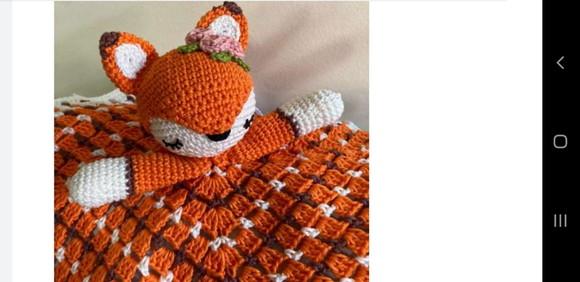 Receita de Amigurumi Naninha Raposa - Tradução