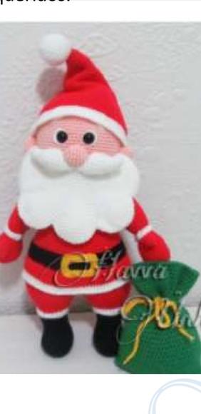 Receita de Amigurumi PAPAI NOEL (3) tradução