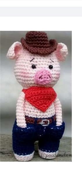 Receita de Amigurumi PORCO (1) tradução