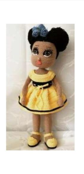 Receita de Amigurumi Roupa para Boneca de +_30cm Tradução