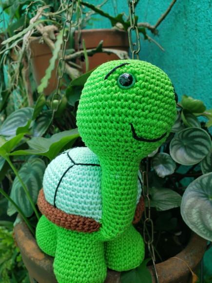Receita de Amigurumi Tartaruga Tradução