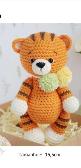 Receita de Amigurumi TIGRE (2) tradução