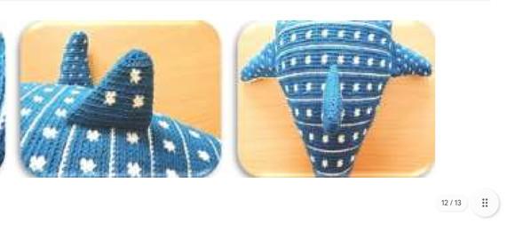 Receita de Amigurumi Tubarão