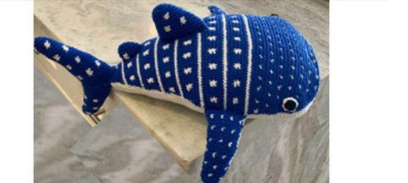 Receita de Amigurumi Tubarão