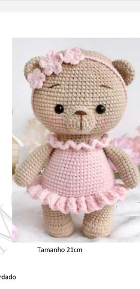 Receita De Amigurumi Ursa (12) Tradução