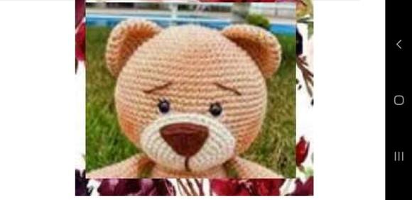 Receita de Amigurumi URSO GRANDE tradução