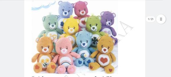 Receita de Amigurumi Ursos (13) Tradução