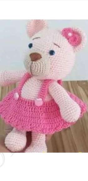 Receita de Amigurumi Ursos (4) Tradução
