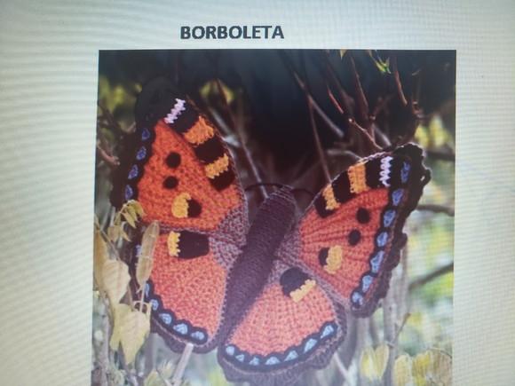 Receita de Crochê Borboleta