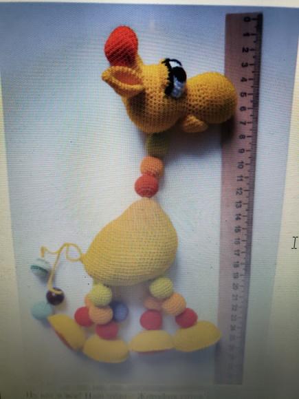 Receita De Crochê Brinquedo Didático Girafa