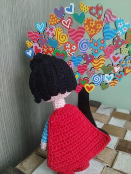 Super Homem em Crochê - Amigurumi