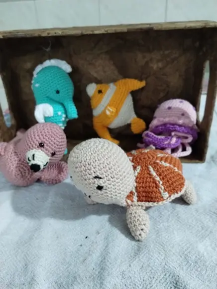 Amigurumi Animais Marinhos em Crochê