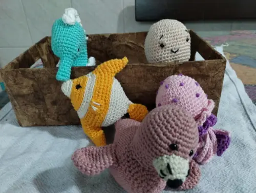 Amigurumi Animais Marinhos em Crochê