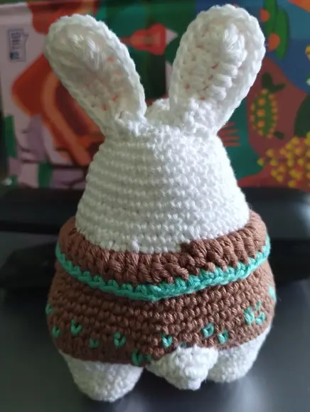 Amigurumi Coelho com Coração (crochê)