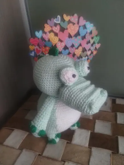 Amigurumi Crocodilo