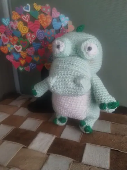 Amigurumi Crocodilo