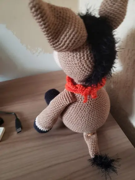 Burrinho em Crochê- Amigurumi