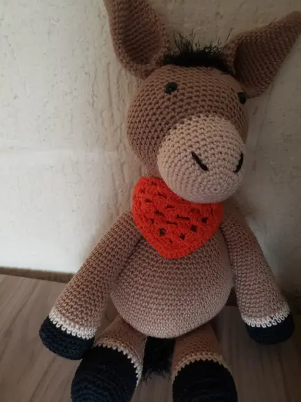 Burrinho em Crochê- Amigurumi