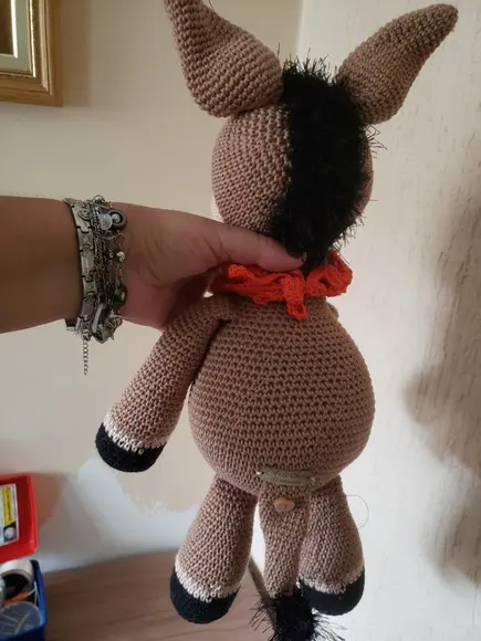 Burrinho em Crochê- Amigurumi
