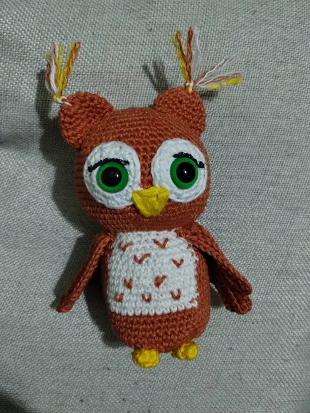 Coruja em Crochê - Amigurumi