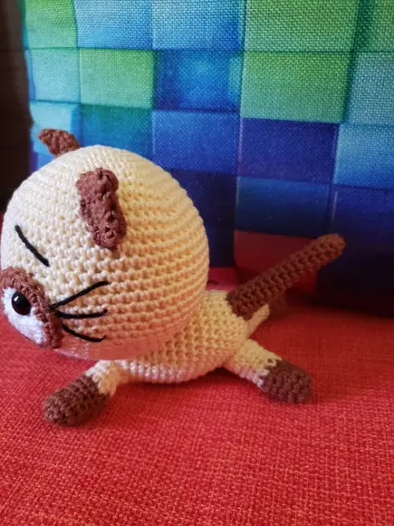 Gato em Crochê - Amigurumi