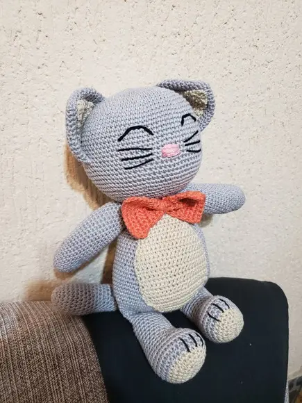 Gato em Crochê - Amigurumi