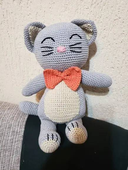 Gato em Crochê - Amigurumi