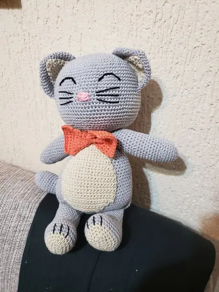 Gato em Crochê - Amigurumi