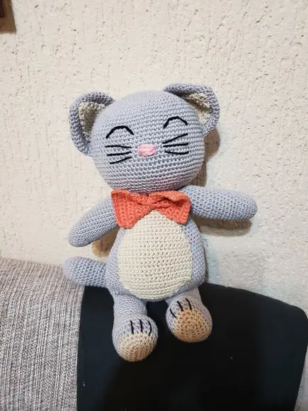 Gato em Crochê - Amigurumi