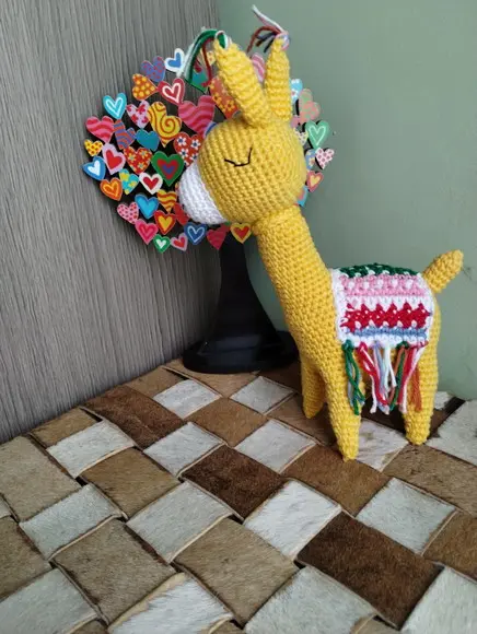 Lhama em Crochê - Amigurumi