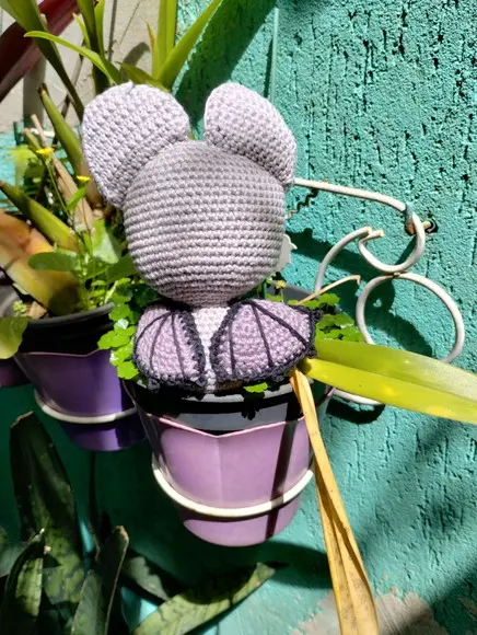 Morcego em Crochê - Amigurumi