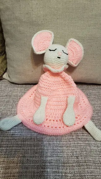 Naninha Ratinha em Crochê - Amigurumi