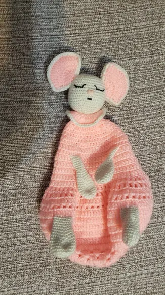Naninha Ratinha em Crochê - Amigurumi