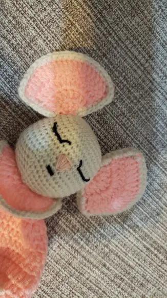Naninha Ratinha em Crochê - Amigurumi