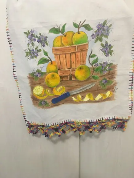 PANO DE PRATO DE LARANJAS