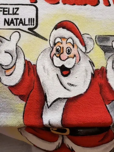 PANO DE PRATO DE PAPAI NOEL, NATAL