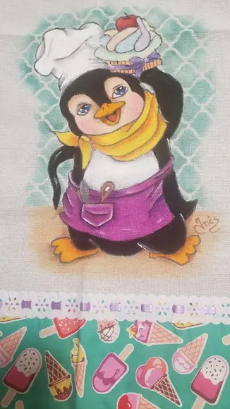 Pano De Prato, Pinguim Confeiteiro